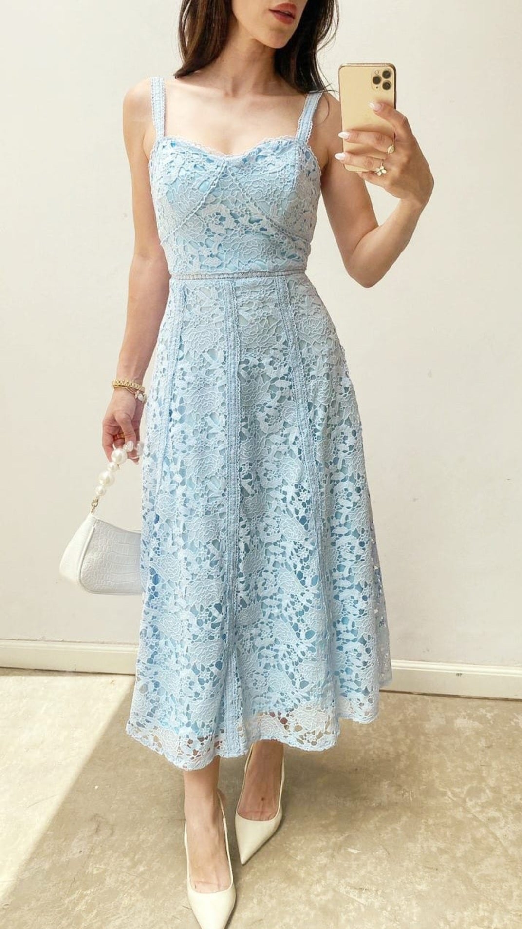 VESTIDO TIRANTES MIDI