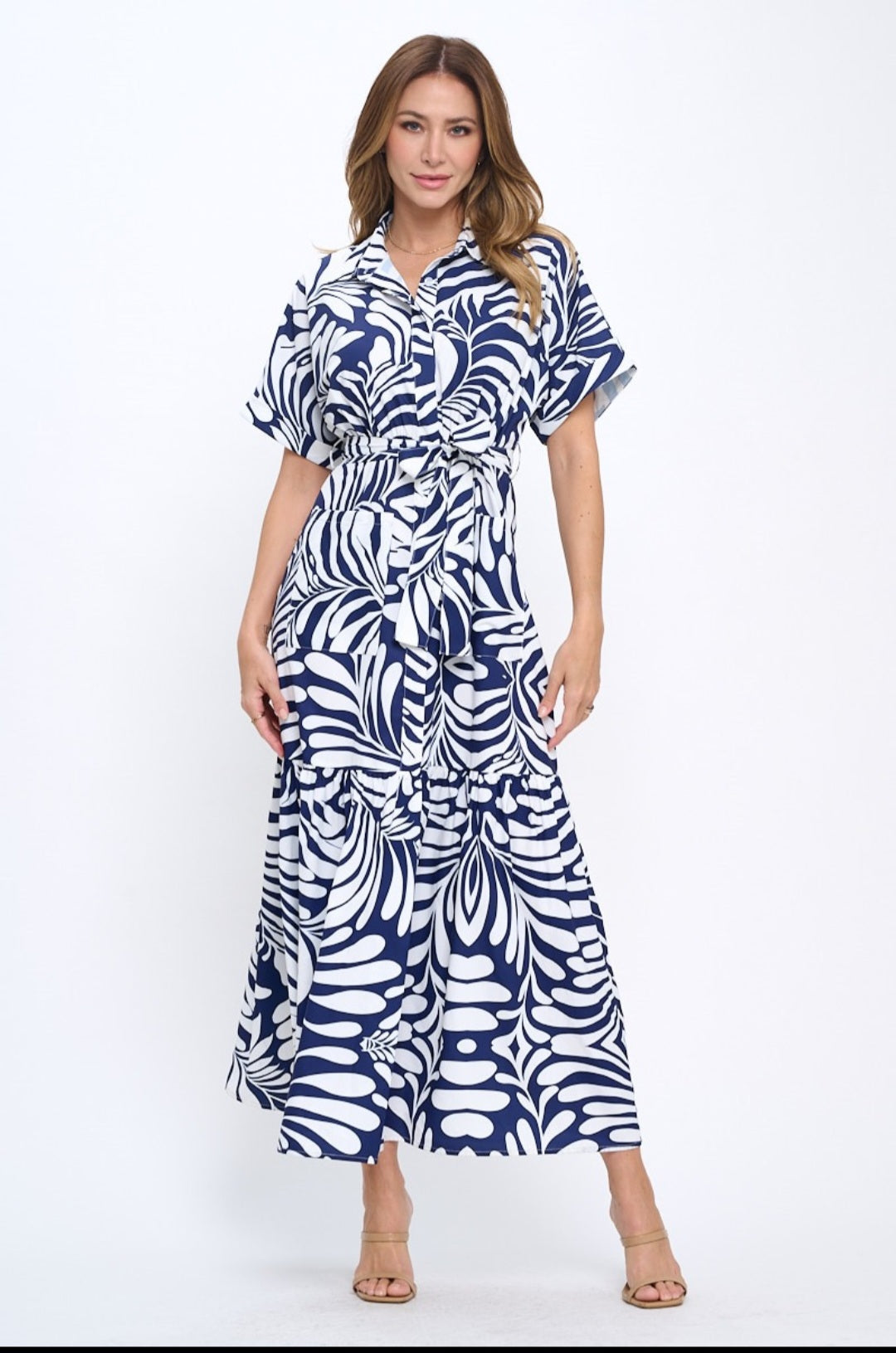 VESTIDO CAMISERO ESTAMPADO