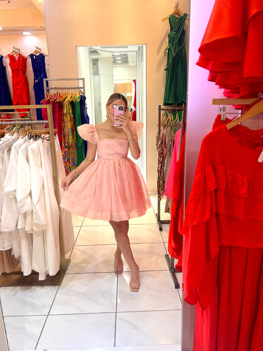 Vestido tiras en espalda