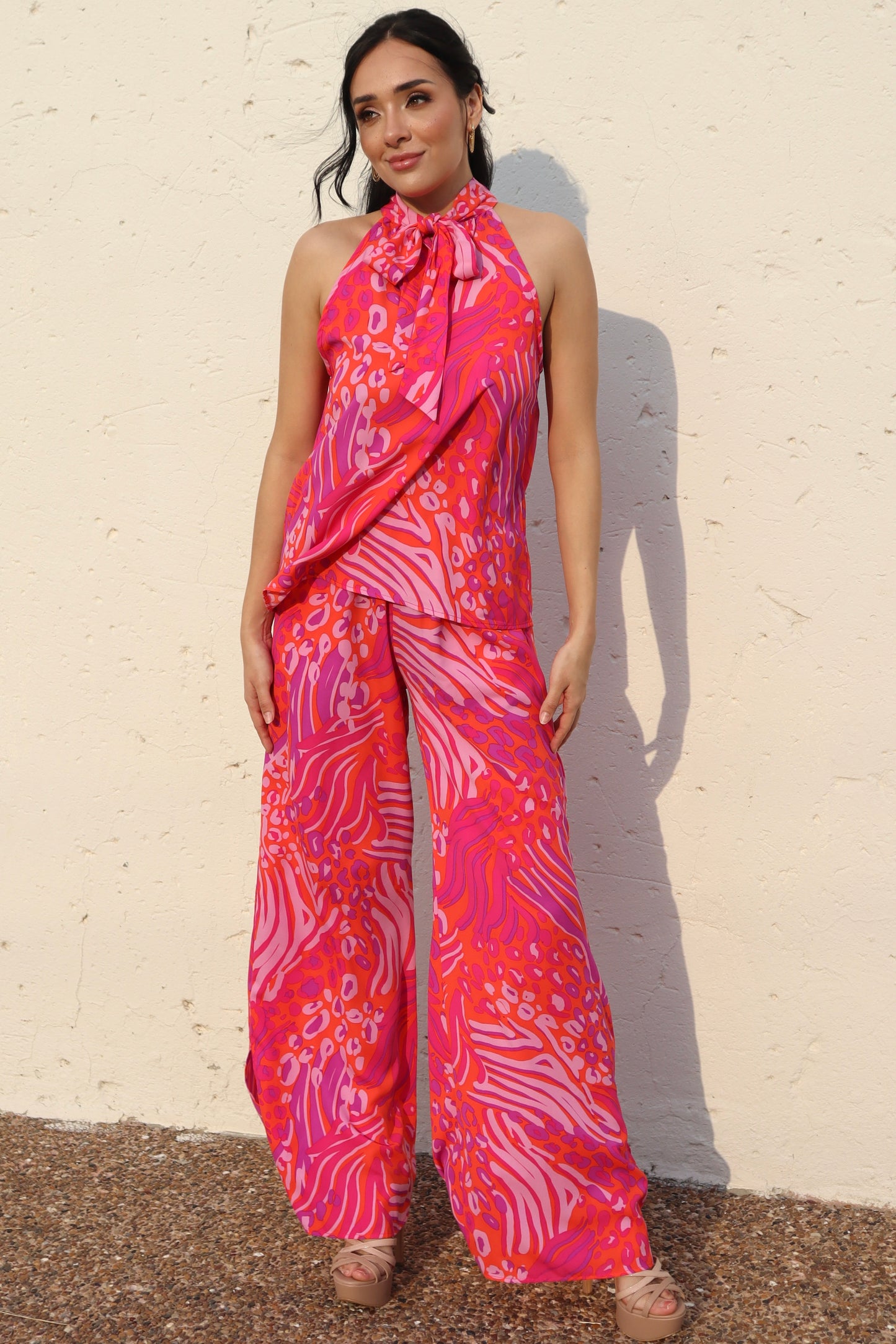 PANTALÓN ROSA Y NARANJA