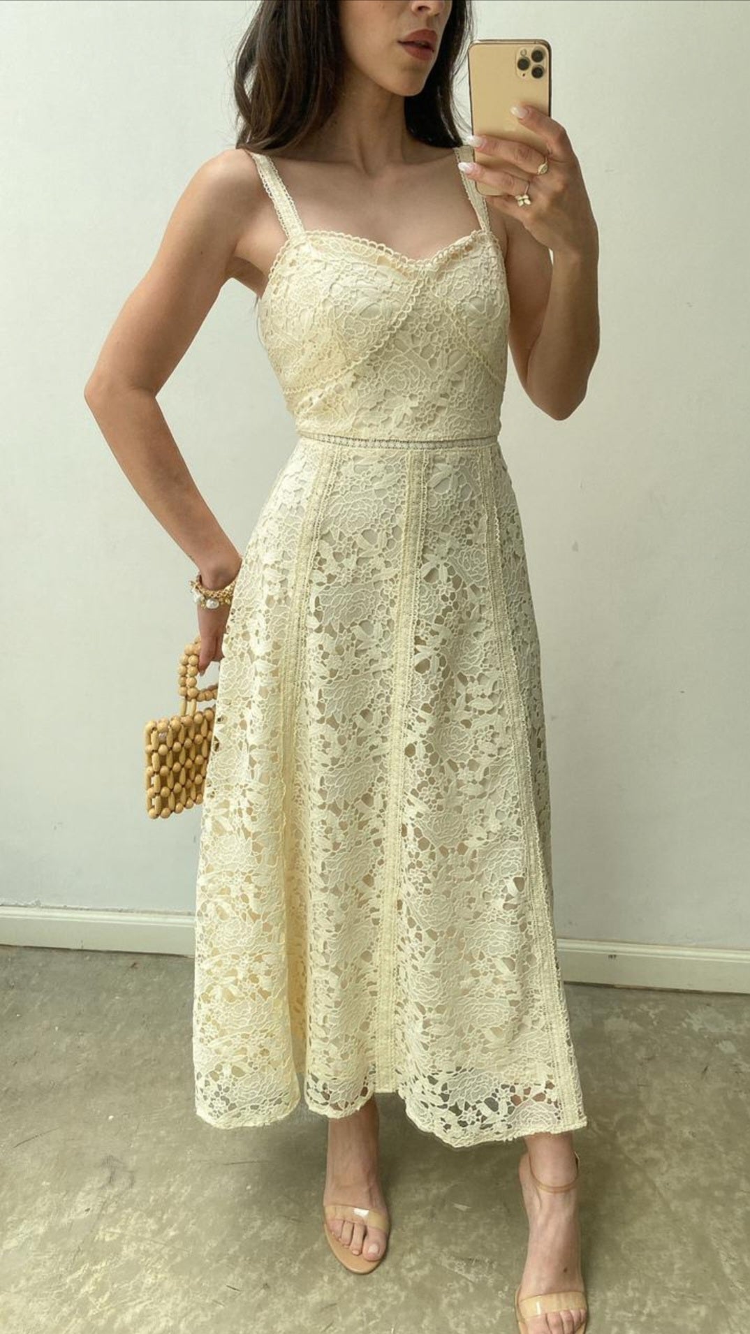 VESTIDO TIRANTES MIDI