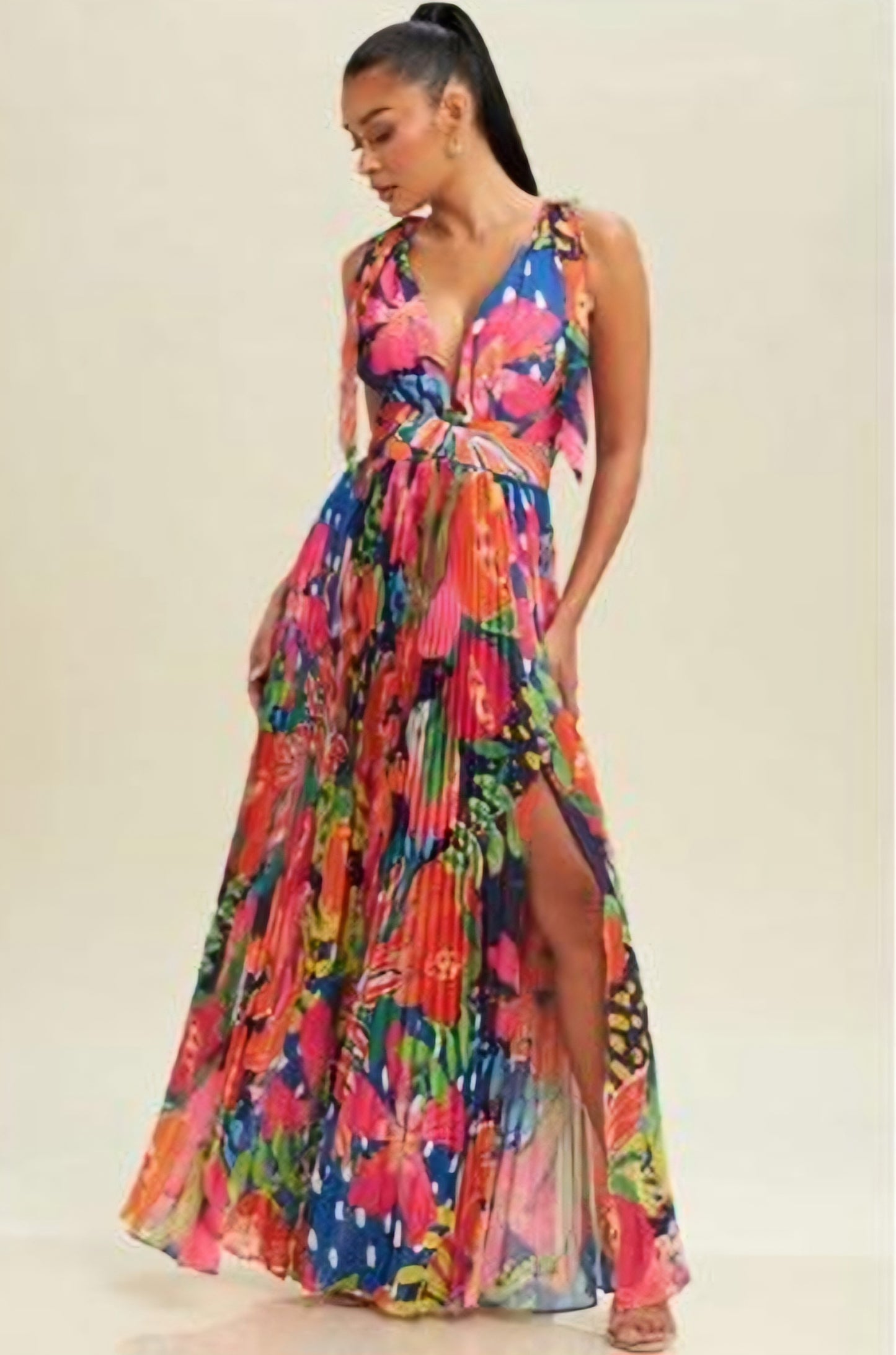 VESTIDO MULTICOLOR