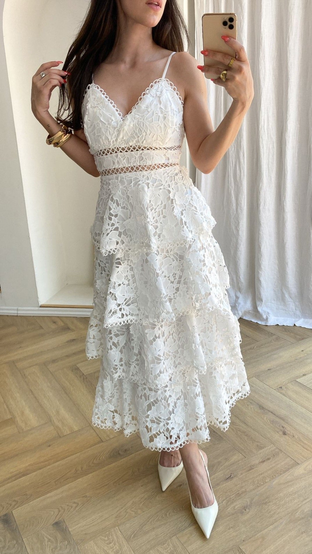 VESTIDO TIRANTES ENCAJE