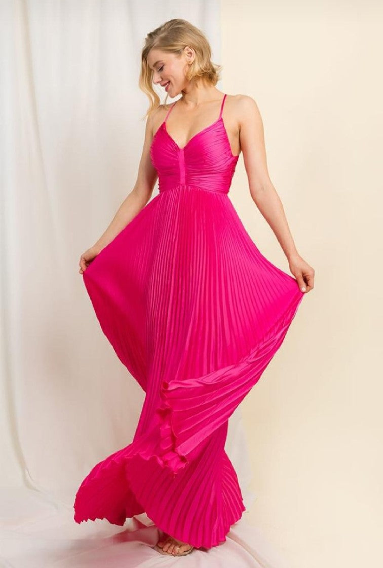 Vestido Largo Tablones