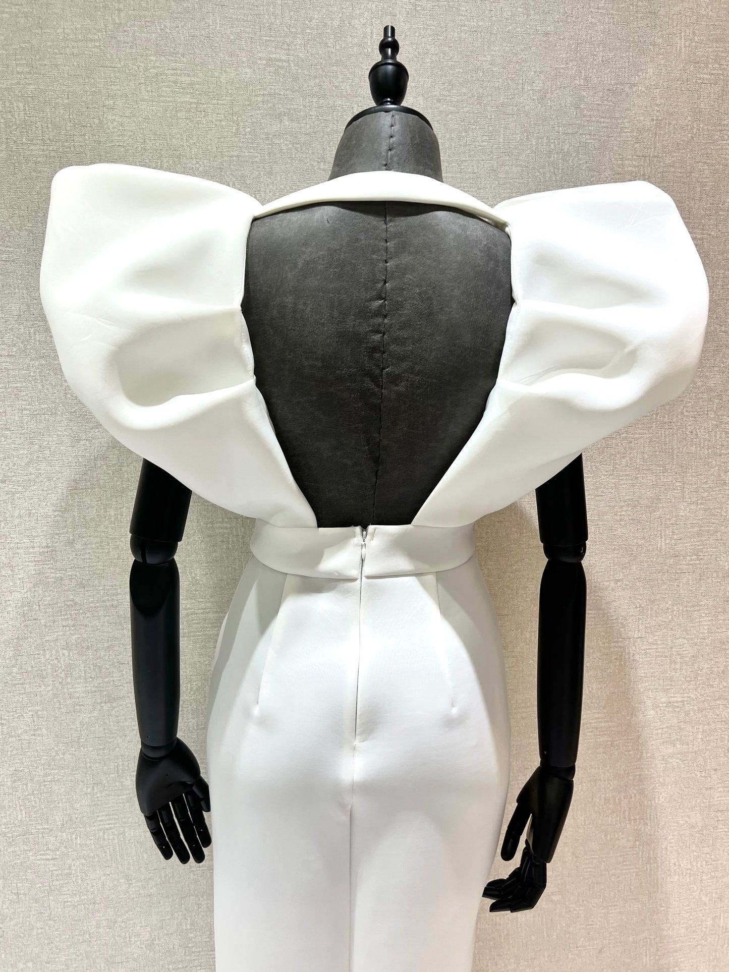 Vestido blanco mangas