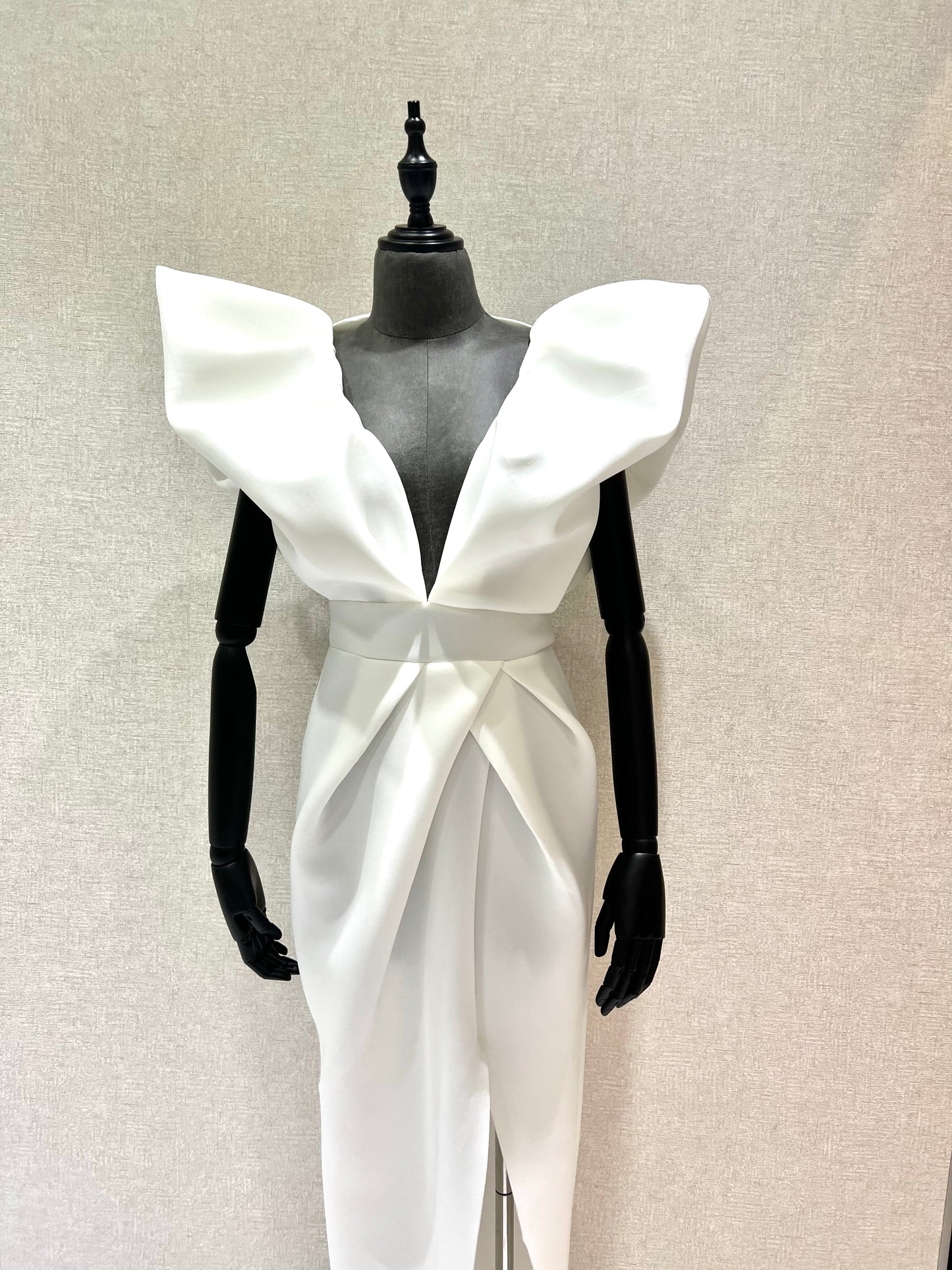 Vestido blanco mangas