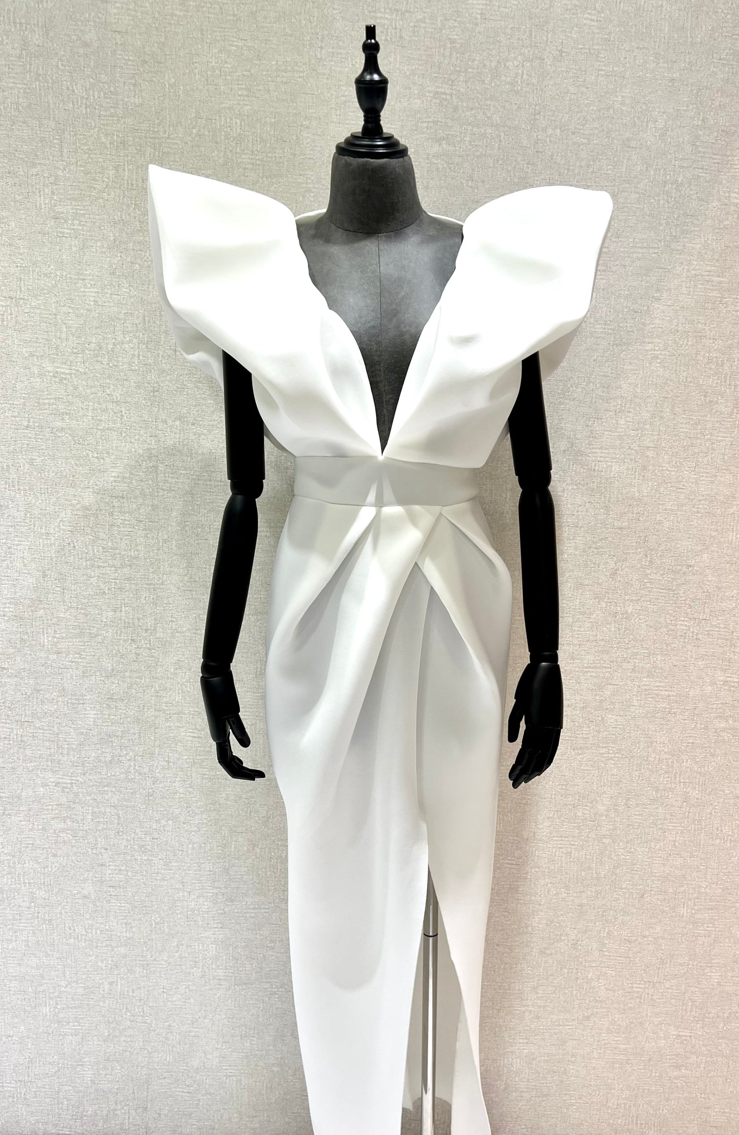 Vestido blanco mangas