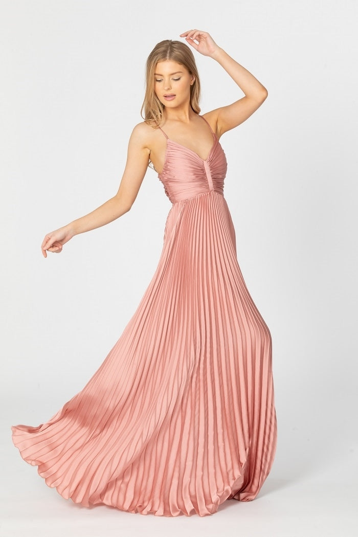 Vestido Largo Tablones